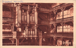 FRANCE - Le Pays Basque - église De St Jean De Luz - Vue à L'intérieur De L'église - Carte Postale Ancienne - Saint Jean De Luz