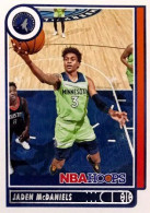 191 Jaden McDaniels - Minnesota Timberwolves - Carte Panini NBA Hoops Base Cards 2021-22 - Sonstige & Ohne Zuordnung