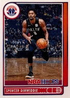 200 Spencer Dinwiddie - Washington Wizards - Carte Panini NBA Hoops Base Cards 2021-22 - Andere & Zonder Classificatie