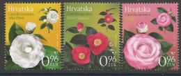 HR 2024-1656-8 FLOWERS, HRVATSKA CROATIA, 3v, MNH - Kroatië