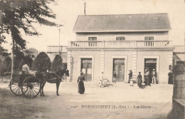 Pornichet * Place Et Parvis De La Gare * Ligne Chemin De Fer * Attelage - Pornichet