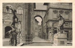 ITALIE - Firenze - Interno Della Loggia De'Lanzi - Vue Sur Des Statues - Carte Postale Ancienne - Firenze