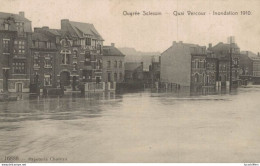 Ougrée-Sclessin - Quai Vercour - Inondations 1910 - 2 Scans - Seraing