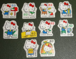 Nippon - Japan - 2018 - Michel 9087 Tm 9096 - Gebruikt - Used - Groet - Hello Kitty - Gebraucht