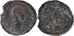 ROME - Maiorina - CONSTANCE II - Cavalier à Terre - Cyzique (Γ|-/•SMKE) - RIC.96 - 18-397 - L'Empire Chrétien (307 à 363)