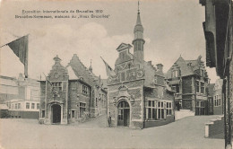 BELGIQUE - Bruxelles - Exposition Universelle 1910 - Kermesse - Maisons Du Vieux Bruxelles - Carte Postale Ancienne - Mostre Universali