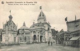 BELGIQUE - Bruxelles - Exposition Universelle 1910 - Pavillons Des Eaux - Carte Postale Ancienne - Mostre Universali