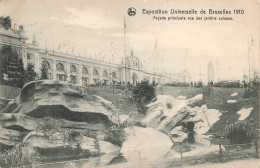 BELGIQUE - Bruxelles - Exposition Universelle 1910 - Façade Principale Vue Des Jardins Suisses - Carte Postale Ancienne - Expositions Universelles