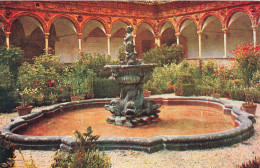 ITALIE - Certosa Di Pavia - Entrata Del Chiostro Piccolo - Vue Sur Une Statue - Carte Postale Ancienne - Pavia
