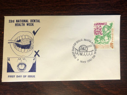 PHILIPPINES FDC COVER 1983 YEAR DENTAL DENTISTRY HEALTH MEDICINE STAMPS - Philippines