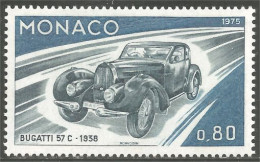630 Monaco Bugatti 1938 Automobiles Cars Voitures MNH ** Neuf SC (MON-383c) - Automovilismo