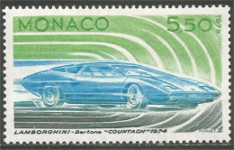 630 Monaco Lamborghini 1974 Countach Cote 20 Euros Automobiles Cars Voitures MNH ** Neuf SC (MON-382c) - Cars