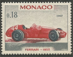630 Monaco Ferrari 1955 Formule Un 1 Grand Prix Automobiles Cars Voitures MNH ** Neuf SC (MON-375b) - Automobile
