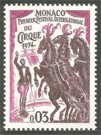 630 Monaco Cirque Circus Cheval Horse Pferd Caballo Cavallo MNH ** Neuf SC (MON-362a) - Circus