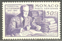 630 Monaco 1947 PA 22 Roosevelt Stamp Collection MH * Neuf Légère (MON-329b) - Poste Aérienne