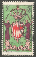 630 Monaco 1954 Yv 411 Armoiries Coat Of Arms (MON-292b) - Postzegels