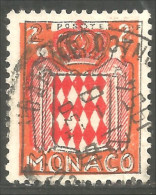 630 Monaco 1954 Yv 409 Armoiries Coat Of Arms (MON-293) - Used Stamps