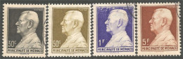 630 Monaco 1948 Yv 302-303 Prince Louis II (MON-248) - Used Stamps