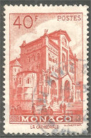 630 Monaco 1948 Yv 313B 40f Cathedrale Cathedral Kirch (MON-226d) - Kirchen U. Kathedralen