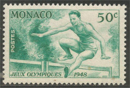 630 Monaco 1948 Yv 319 Athlétisme Course Haies Hurdles Running MH * Neuf (MON-240b) - Zomer 1948: Londen