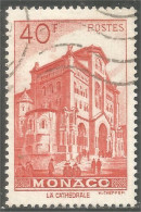 630 Monaco 1948 Yv 313B 40f Cathedrale Cathedral Kirch (MON-226c) - Iglesias Y Catedrales