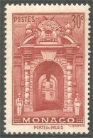 630 Monaco 1939 Yv 171A Porte Du Palais Palace Door MH * Neuf Légère (MON-185) - Neufs