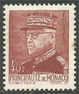 630 Monaco YT 225 Prince Louis II 40c MH * Neuf (MON-103) - Neufs