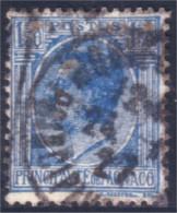 630 Monaco YT 99 1f50 Bleu Sur Azur Oblitération Circulaire 1927 (MON-21) - Usados