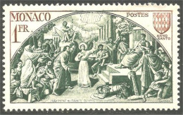 630x Monaco 1951 Année Sainte Holy Year Jugement Dévolte Judgment MH * Neuf (MON-908) - Altri & Non Classificati