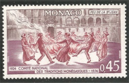 630 Monaco Yv 942 Feu Saint Jean John Fire Danse Dance MNH ** Neuf SC (MON-882d) - Baile