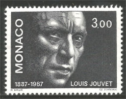 630 Monaco Yv 1603 Louis Jouvet Acteur Actor MNH ** Neuf SC (MON-865b) - Schauspieler