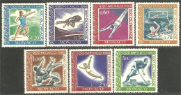 630 Monaco Yv 736-741 Olympiques Mexico Gymnastique Gymnast Water-polo Hockey MNH ** Neuf SC (MON-841a) - Zomer 1968: Mexico-City