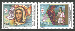 630 Monaco Yv 1594-95 Croix-Rouge Red Cross Rotes Kreuz MNH ** Neuf SC (MON-813b) - Red Cross