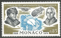 630 Monaco Yv 1070 Antarctique Byrd Amundsen South Pole Sud Ballon MNH ** Neuf SC (MON-707c) - Airships