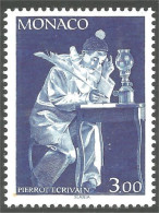 630 Monaco Yv 1738 Pierrot Plume Feather Ecrivain Writer MNH ** Neuf SC (MON-699c) - Sonstige & Ohne Zuordnung