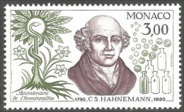 630 Monaco Yv 1739 Homeopathie Homeopathy Hahnemann Pharmacie MNH ** Neuf SC (MON-700b) - Pharmacie