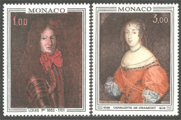 630 Monaco Yv 845-846 Louis I Charlotte Grammont MNH ** Neuf SC (MON-690) - Unused Stamps