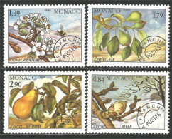 630 Monaco Préo Yv 102-05 Poirier Pear Tree Fruit Tree Arbre MNH ** Neuf SC (MON-638) - Préoblitérés