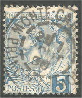 630 Monaco Yv 13 Prince Albert Ier 5c (MON-616) - Used Stamps