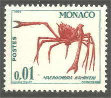 630x Monaco Crabe Crab MNH ** Neuf SC (MON-968) - Crostacei