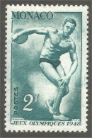 630x Monaco Bosio Sulpture Statue Discobole Disc Disque Jeux Olympic Games 1948 MH * Neuf (MON-953) - Estate 1948: Londra