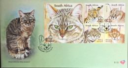 South Africa 2011 Small Cats Animals FDC Cover - FDC