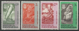 Indonesia 1966 Mi 544-547 MNH  (ZS8 INS544-547) - Otras Exposiciónes Internacionales
