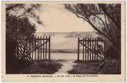 56 - B55524CPA - PENESTIN - La Plage De Poudrantais, Un Joli Coin - Parfait état - MORBIHAN - Pénestin