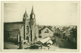 56 - B55447CPA - LOCMINE -  Place Saint Sauveur - Très Bon état - MORBIHAN - Locmine