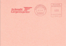 EMA ALLEMAGNE DEUTSCHLAND BUND GERMANY VORFUHRSTEMPEL SPECIMEN TRANSPORT EXPDEDITION SCHRAFT CARGO EXPRESS - Andere (Aarde)