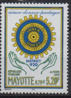 Mayotte Rotary 2000 XXX - Unused Stamps