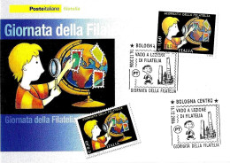 ITALIA ITALY - 2006 BOLOGNA Giornata Della Filatelia (due Torri) Su Cartolina Speciale Poste Italiane - 7196 - 2001-10: Poststempel