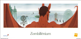 DEPINS : Exlibris De FNAC 2014 Pour ZOMBELLIUM 2014 - Illustratori D - F