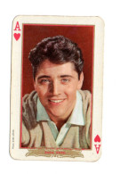 Carte à Jouer Ancienne "Sacha Distel" As De Cœur. C1/3 - Kartenspiele (traditionell)